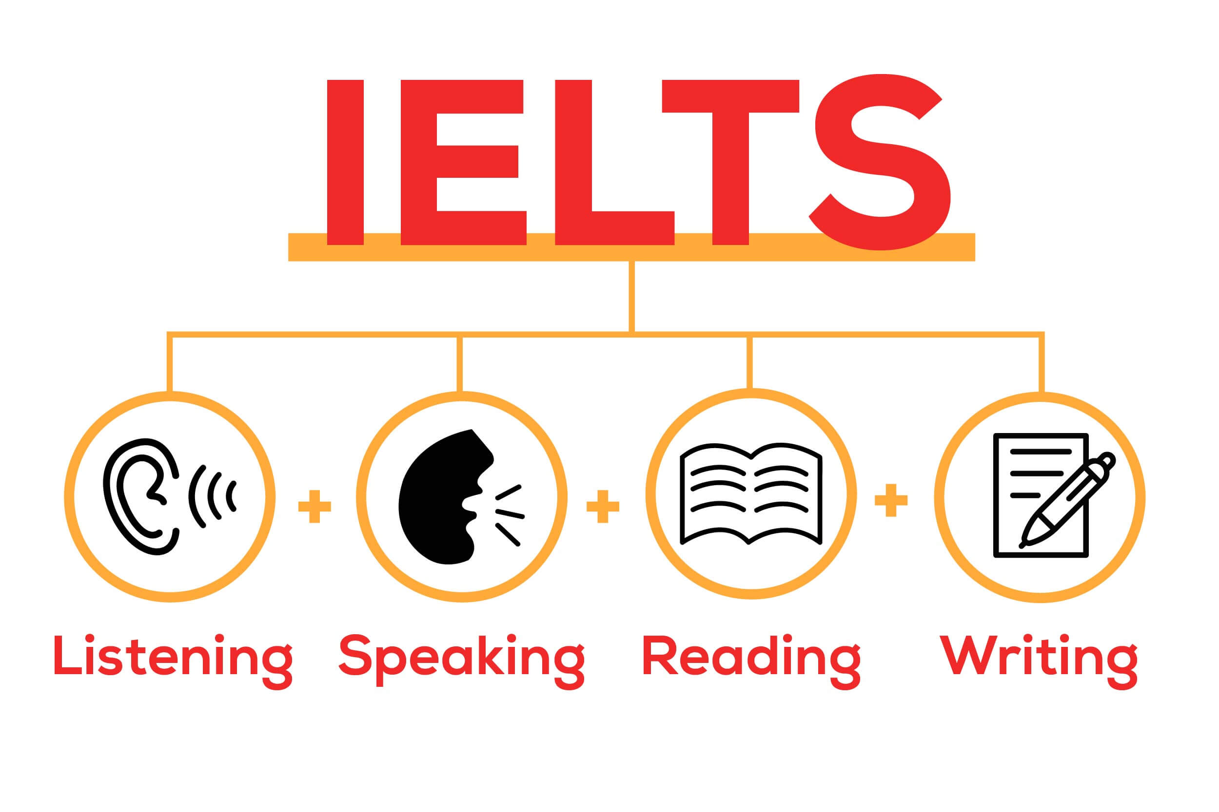 Đề thi IELTS bao gồm 4 kỹ năng - quyết định nên học TOEFL hay IELTS