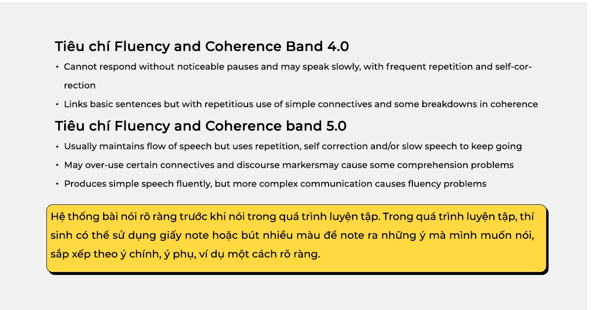 cai thien tieu chi fluency and coherence va pronunciation trong ielts speaking band 40 50