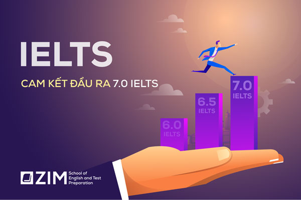 Lộ trình học IELTS từ con số 0 lên 7.0 tại Anh ngữ ZIM cam kết 100% đầu ra