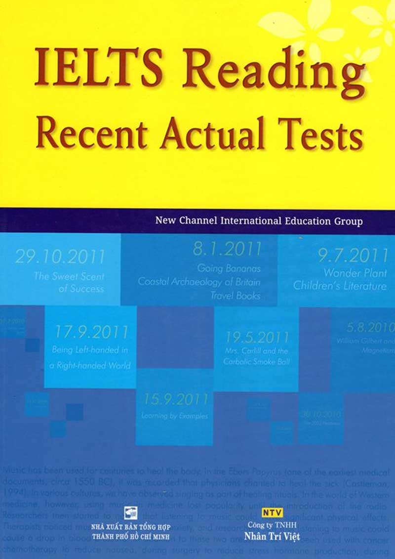 IELTS Reading Recent Actual Test - Reading IELTS Book