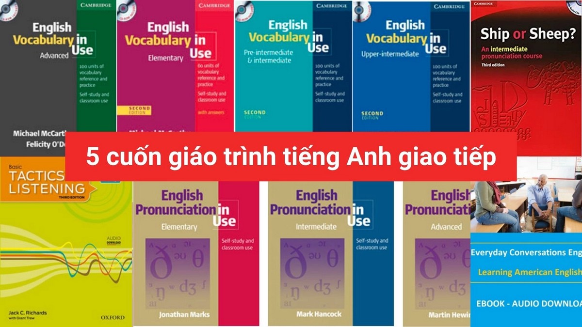 BỘ TÀI LIỆU HỌC TIẾNG ANH GIAO TIẾP BAO GỒM PDF VÀ FILE NGHE