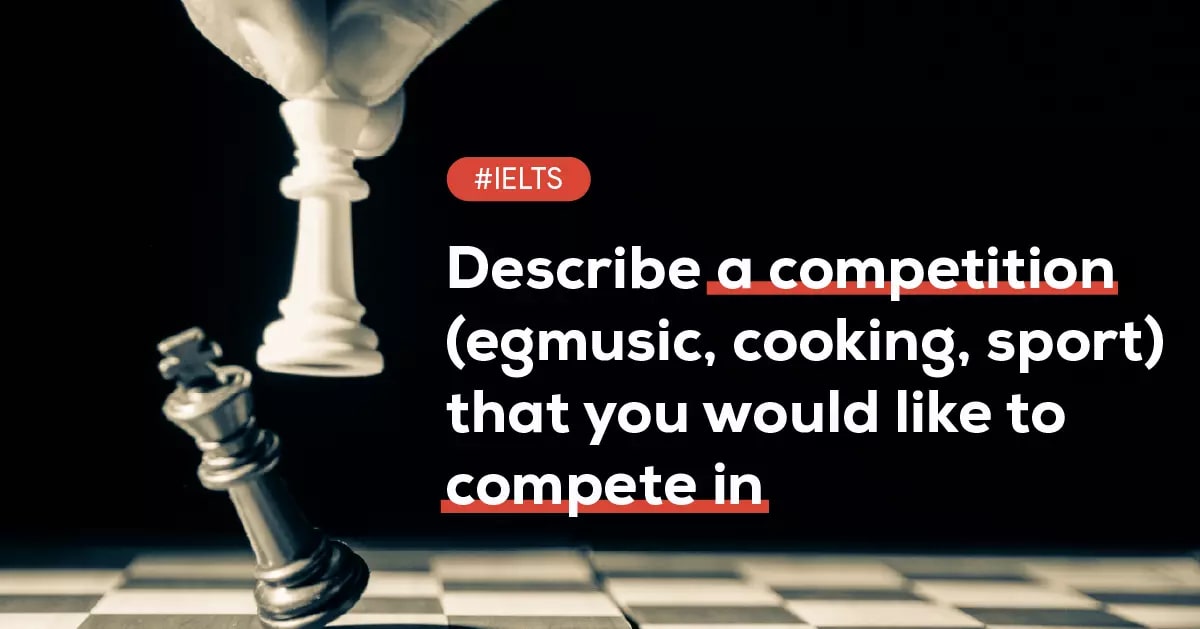 describe a competition egmusic cooking sport that you would like to compete in