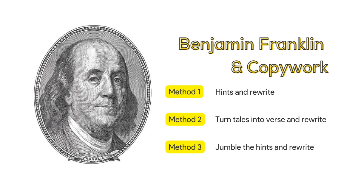 Benjamin Franklin và phương pháp Copywork