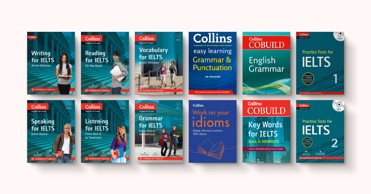Bộ sách Collins for IELTS review ưu & nhược điểm (12 quyển)