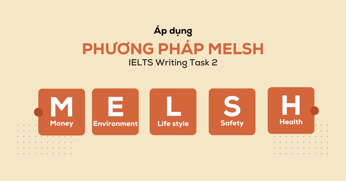 Melsh Things Ứng dụng chiến lược MELSH trong IELTS Writing Task 2