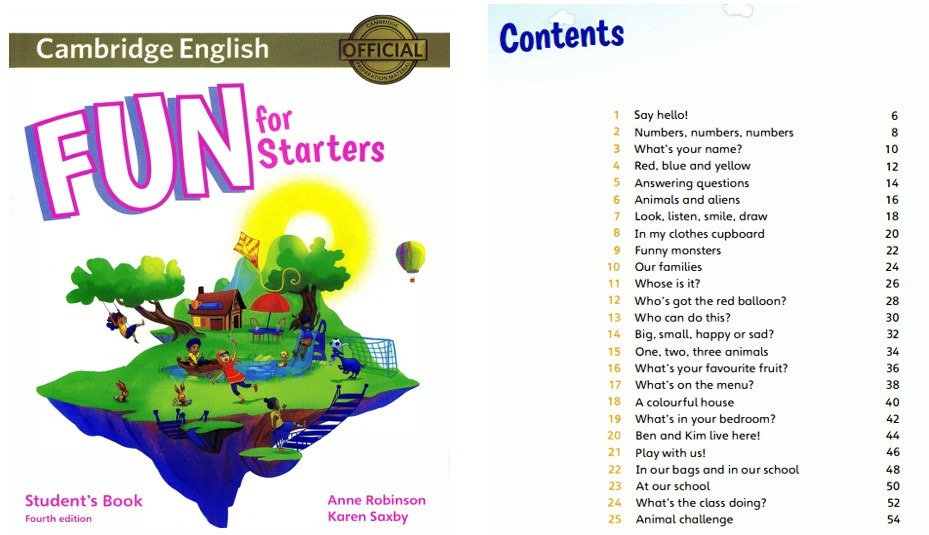 Cambridge English Young Learners Starters Cambridge English Young Learners Starters