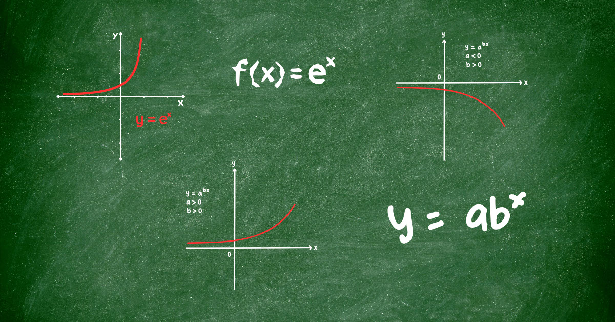 Exponential Graph Four Types Exponential graphs - Tổng quan và chiến lược làm bài đồ thị hàm mũ