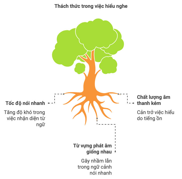 Vấn đề chung trong luyện nghe