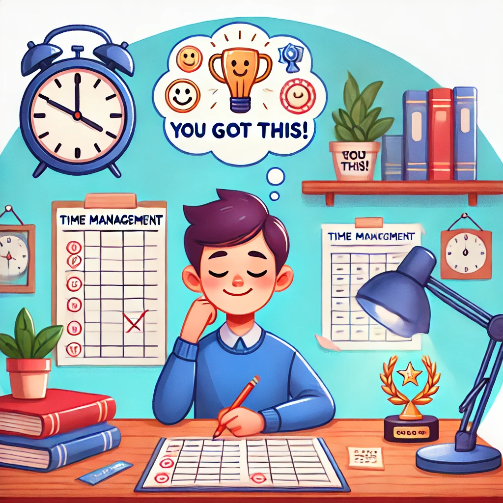 Quản lý thời gian và giữ vững tâm lý thi cử