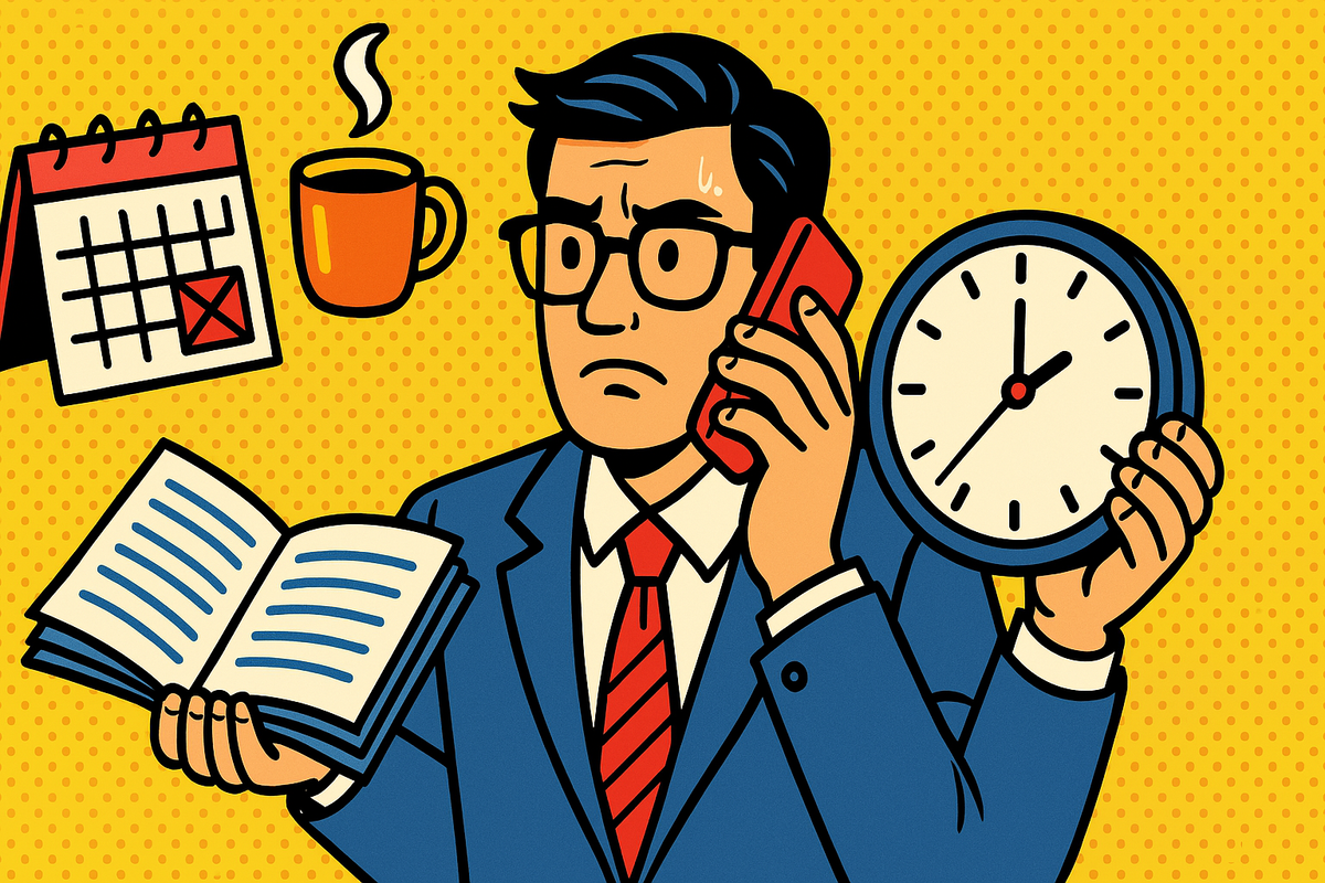 Hiện nay, mọi người phải đối mặt với áp lực quản lý thời gian hiệu quả trong cuộc sống hiện đại.