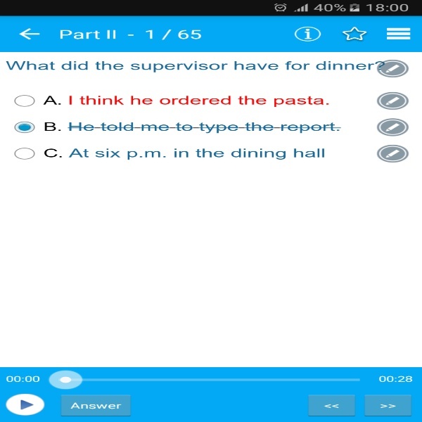 App Luyện thi TOEIC TEST – TFLAT