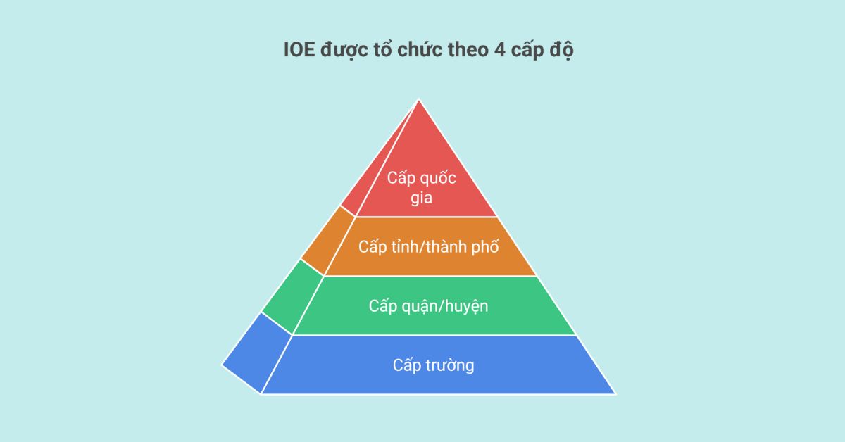 IOE lớp 6 - Các cấp độ thi IOE lớp 6 - Các cấp độ thi