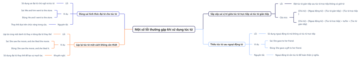 Một số lỗi thường gặp khi sử dụng túc từ