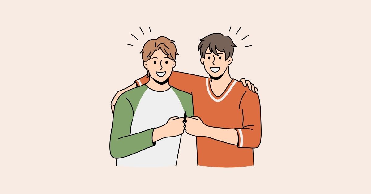 Tình bạn gắn kết giữa hai người