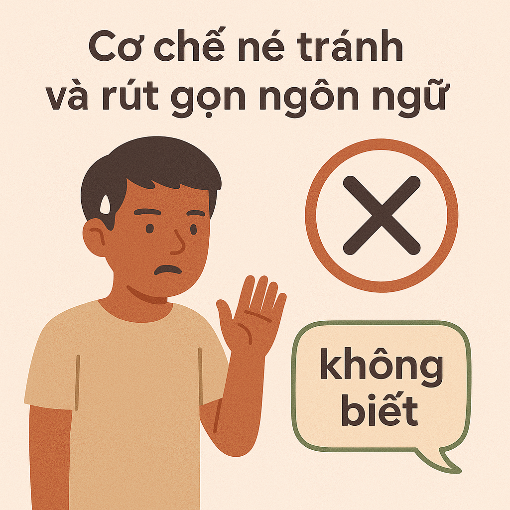 Cơ chế né tránh và rút gọn ngôn ngữ Cơ chế né tránh và rút gọn ngôn ngữ