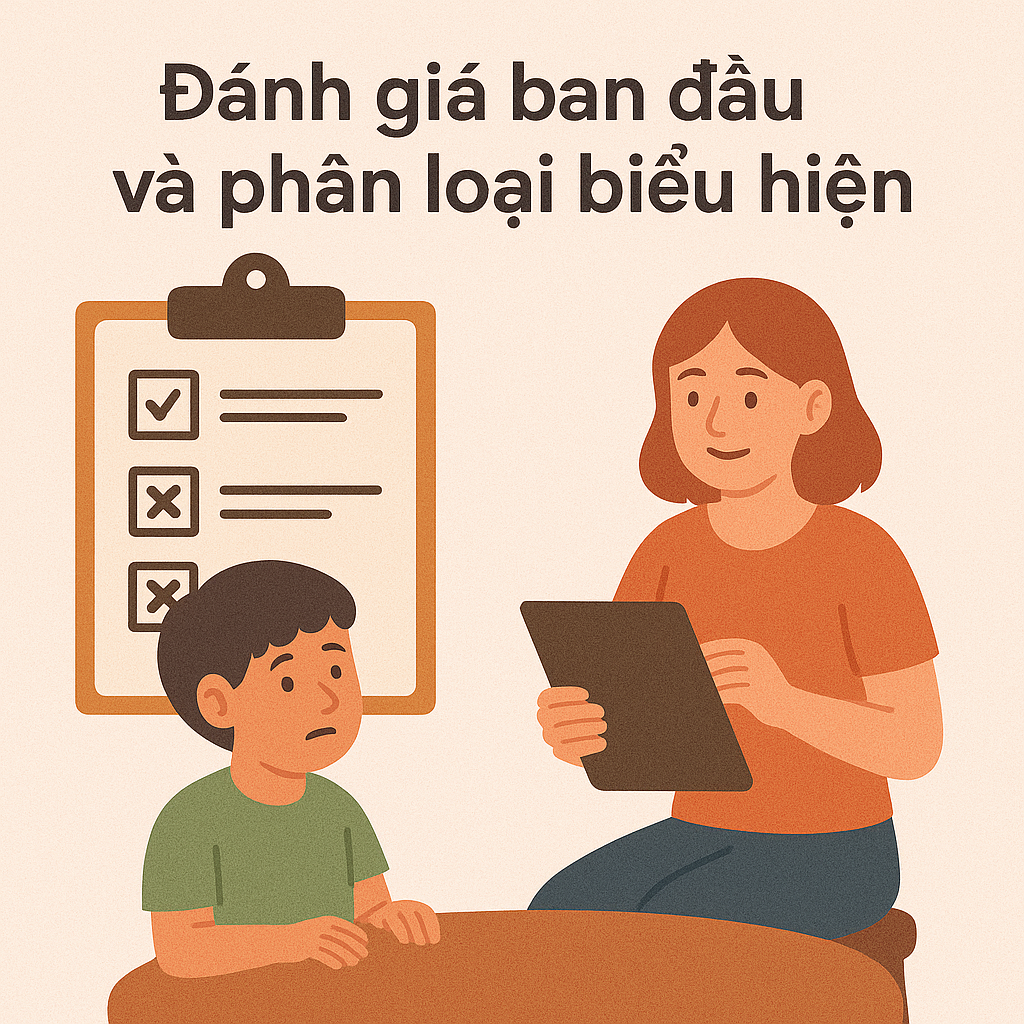 Đánh giá ban đầu và phân loại biểu hiện Đánh giá ban đầu và phân loại biểu hiện