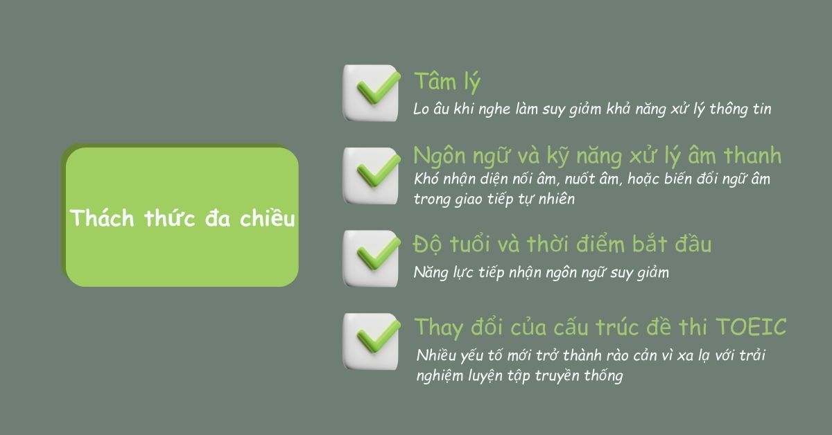 Những thách thức đa chiều trong quá trình phát triển kỹ năng nghe – hiểu Những thách thức đa chiều trong quá trình phát triển kỹ năng nghe – hiểu