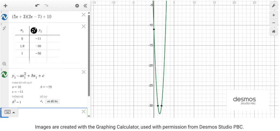 Fig. 14  Adding regression on DESMOS Graphing Calculator (Source [6])