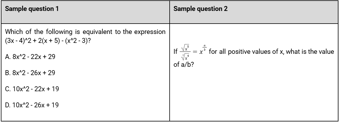 sample questions sample questions