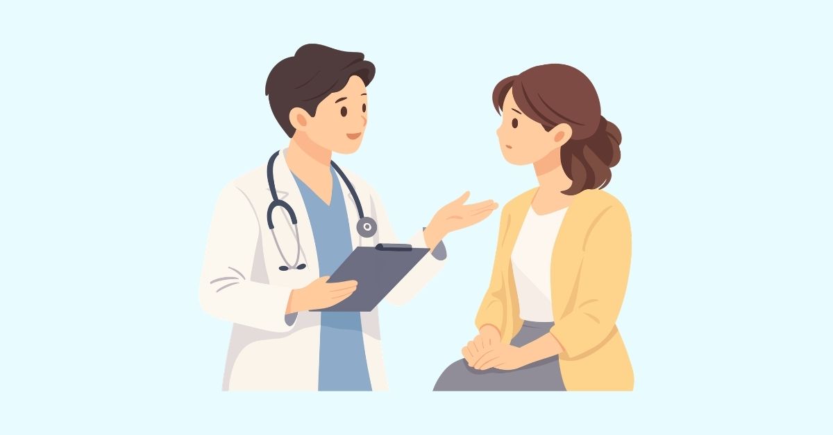 Bác sĩ tư vấn cho bệnh nhân