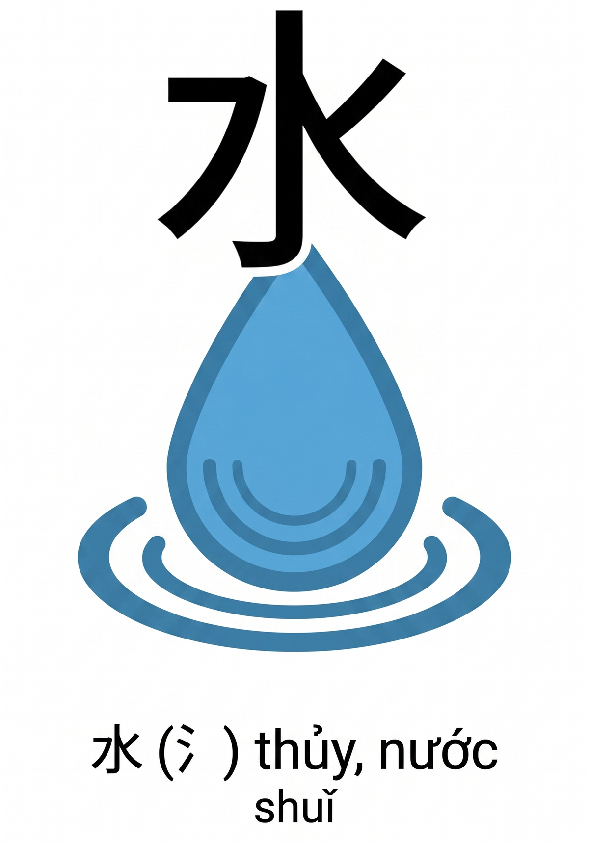 水 /氵 (shuǐ) 水 /氵 (shuǐ)