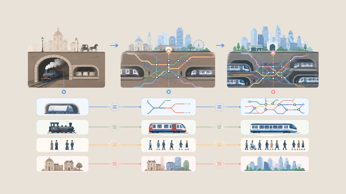 The development of the London underground railway The development of the London underground railway