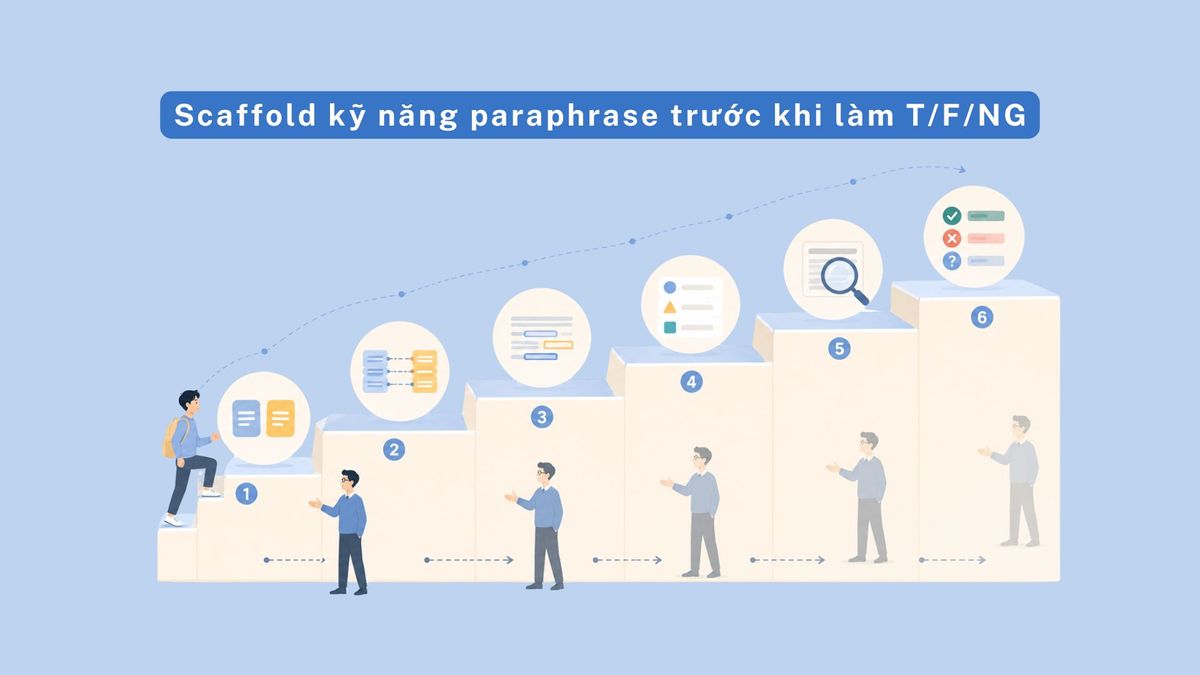 Scaffold kỹ năng paraphrase trong IELTS Reading Scaffold kỹ năng paraphrase trong IELTS Reading