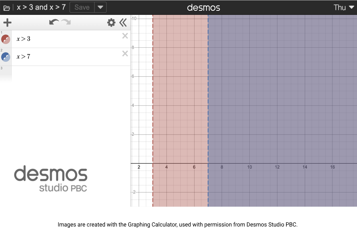 Images are created with the Graphing Calculator, used with permission from Desmos Studio PBC. Images are created with the Graphing Calculator, used with permission from Desmos Studio PBC.