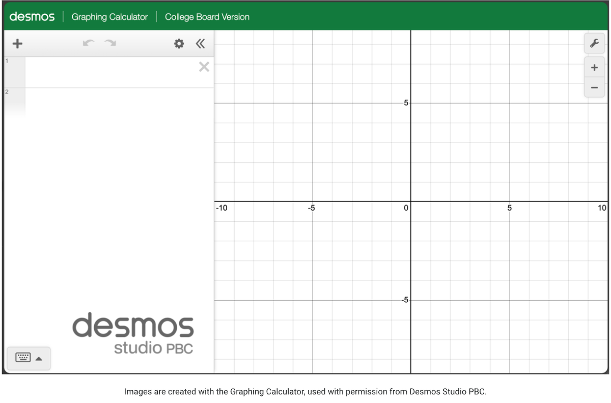 Images are created with the Graphing Calculator, used with permission from Desmos Studio PBC. Images are created with the Graphing Calculator, used with permission from Desmos Studio PBC.