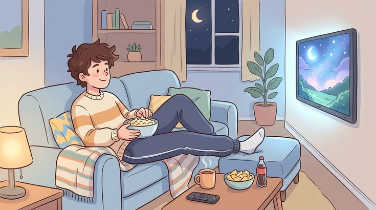 watching tv watching tv